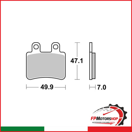 [07048] PASTIGLIE BREMBO CC07048CC