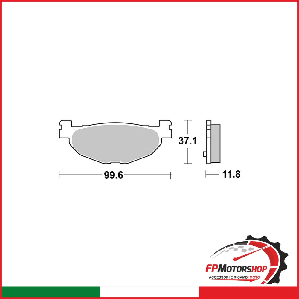 [07059XS] PASTIGLIE BREMBO XS07059XS - foto brandizzata