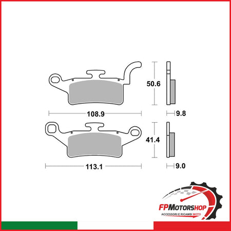 PASTIGLIE BREMBO CC 07093CC