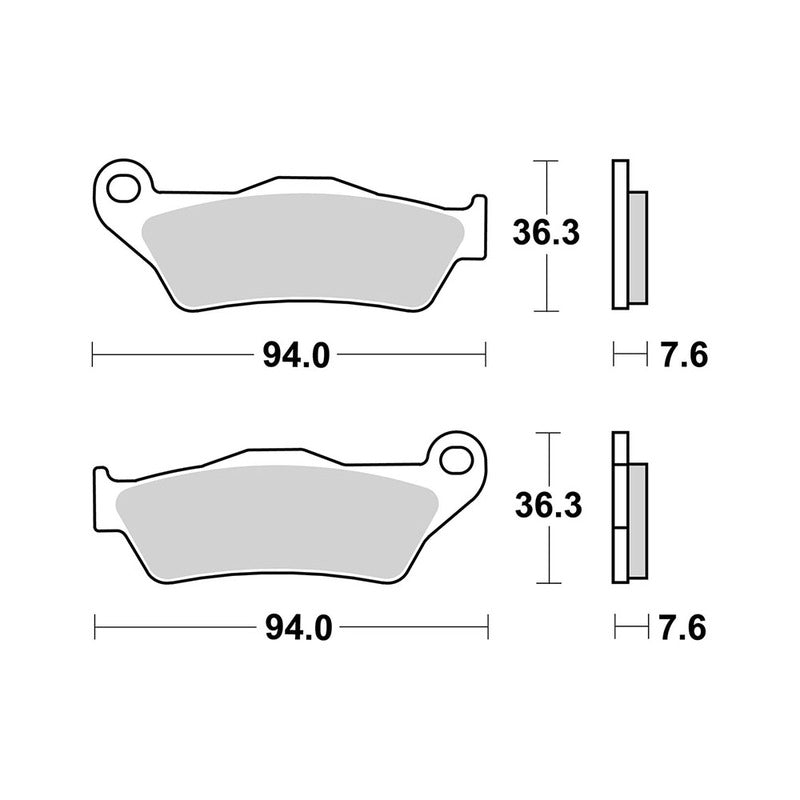 [07BB04LA] PASTIGLIE BREMBO LA07BB04LA - foto originale