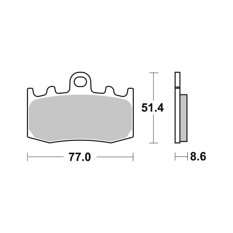 [07BB26LA] PASTIGLIE BREMBO LA07BB26LA - foto originale
