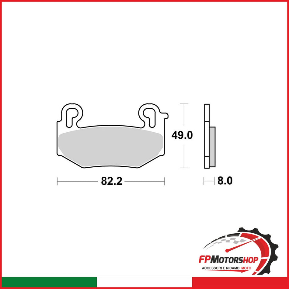 PASTIGLIE BREMBO GENUINE07BB4280 Brembo 07BB4280 - foto brandizzata