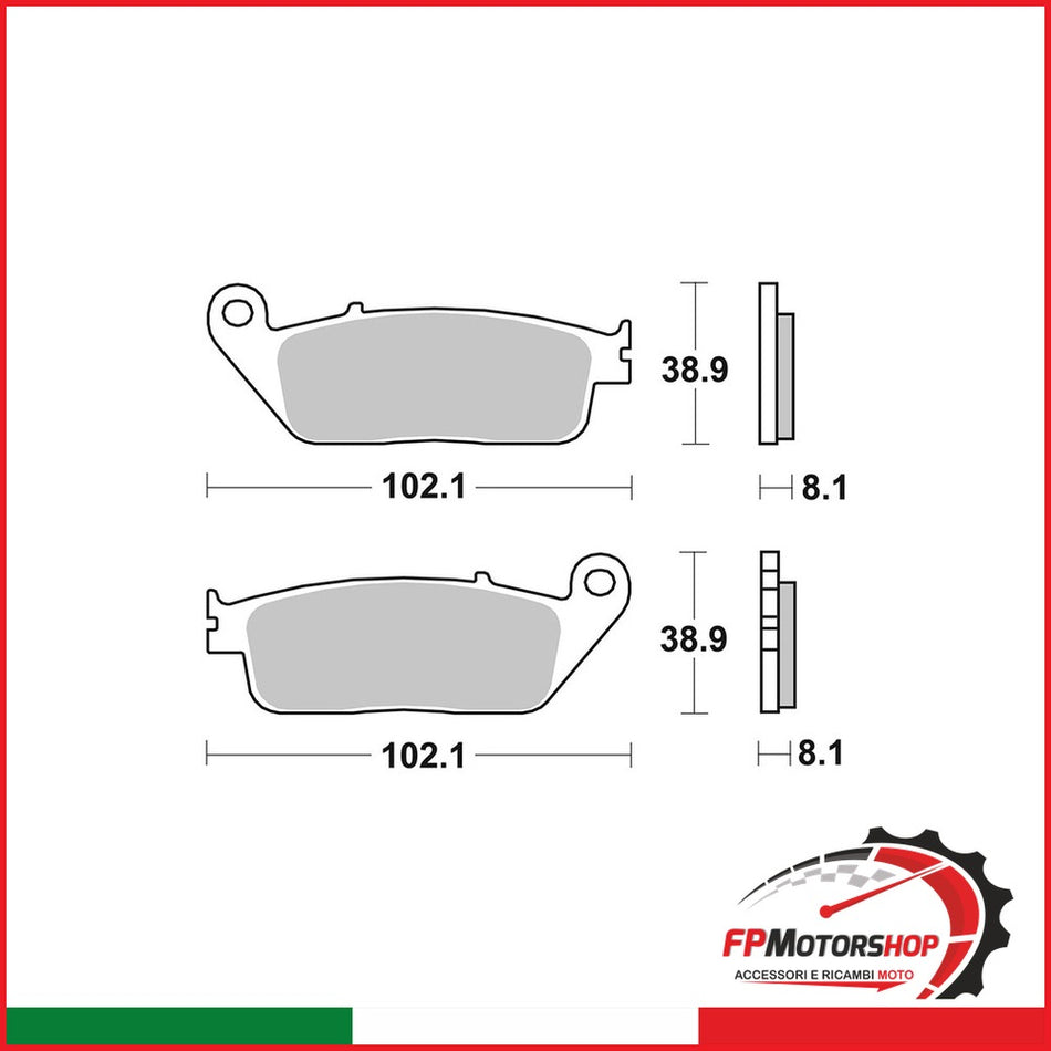 [07HO30LA] PASTIGLIE BREMBO LA07HO30LA - foto brandizzata