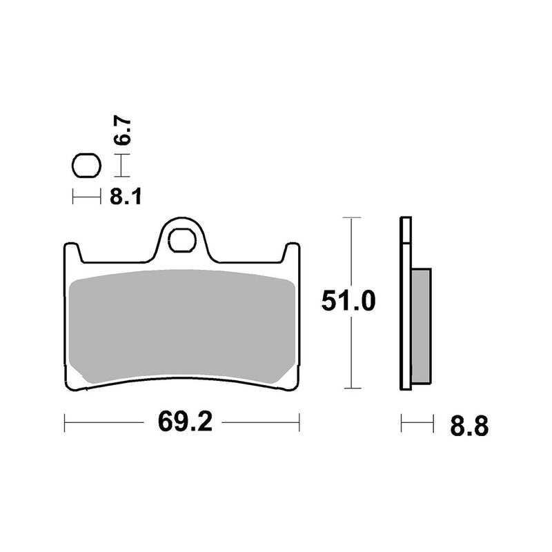 PASTIGLIE BREMBO LA07YA23LA Brembo 07YA23LA - foto originale