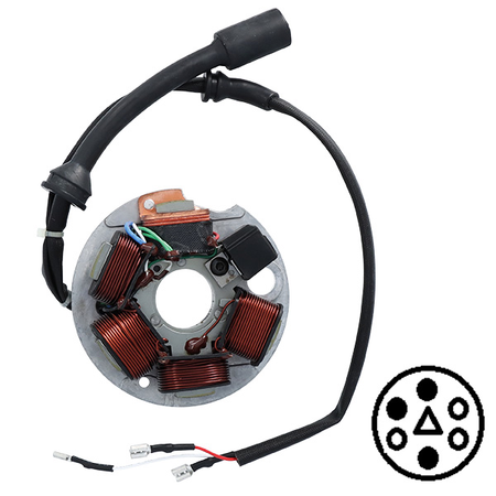 MAGNETE STATORE ALTERNATORE SGR VESPA PK 50 125 XL FL APE TM RICAMBIO ELETTRICO