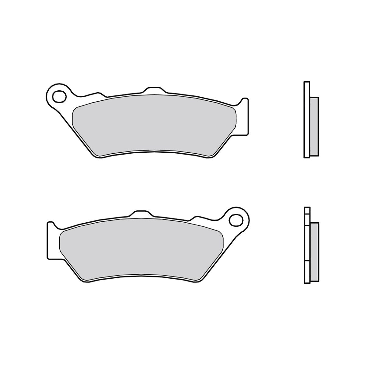 [07BB03LA] BREMBO PASTIGLIE FRENO SINTERIZZATE 07BB03LA