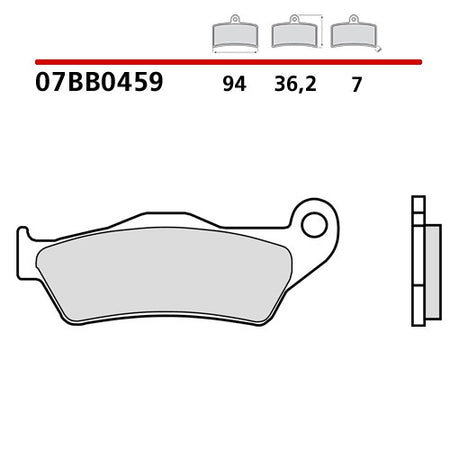 [07BB0459] PASTIGLIE FRENO BREMBO mod: BMW,CFMOTO,DUCATI,DUCATI, HUSQVARNA,KTM.