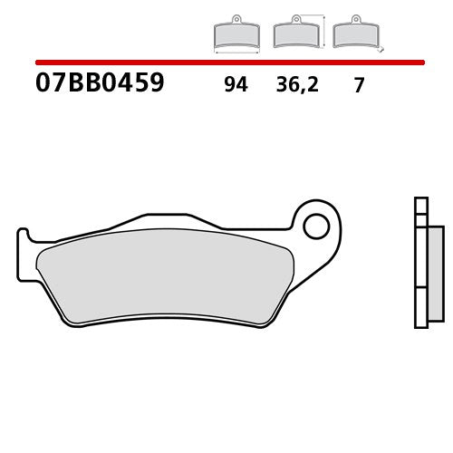 [07BB0459] PASTIGLIE FRENO BREMBO mod: BMW,CFMOTO,DUCATI,DUCATI, HUSQVARNA,KTM.