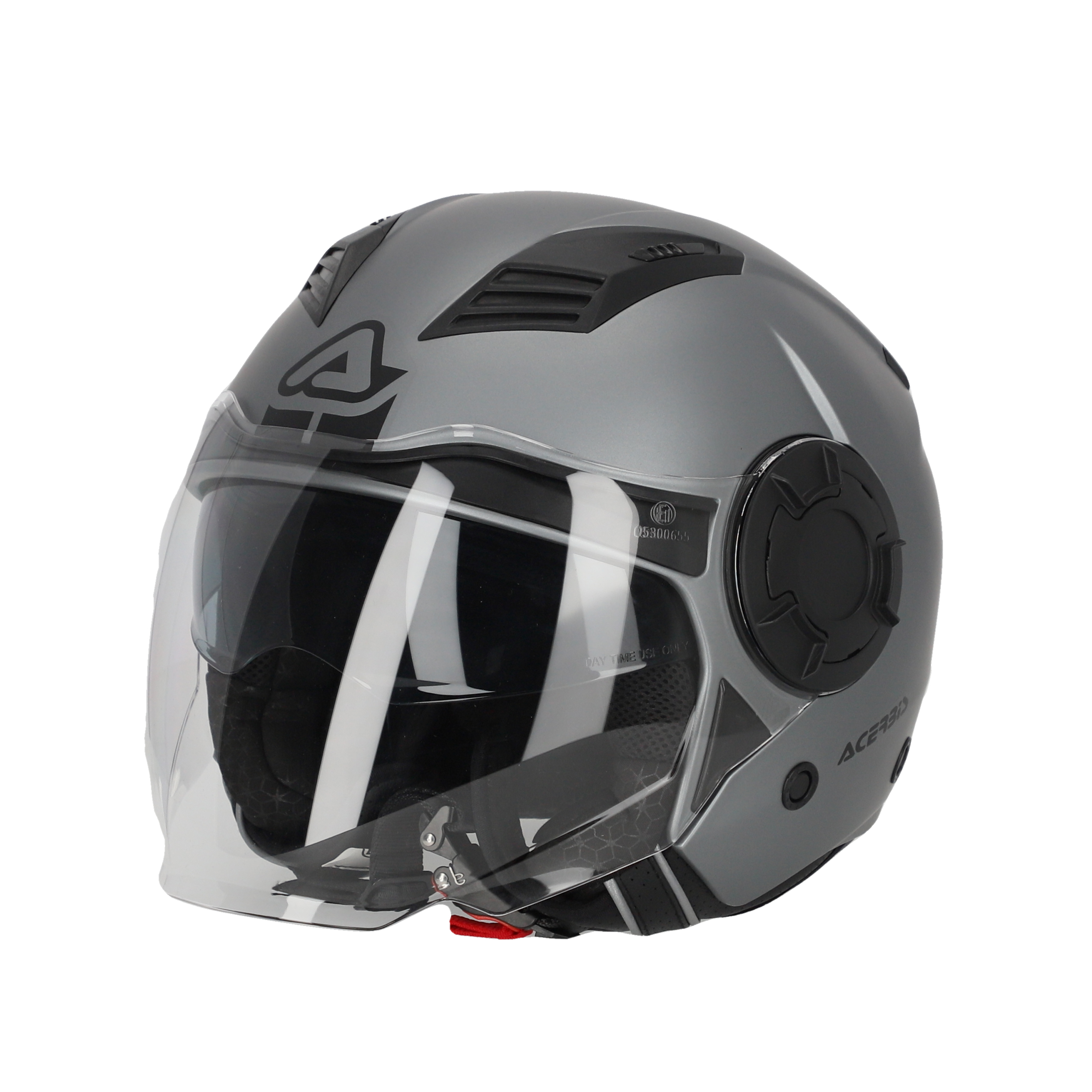 CASCO JET ACERBIS VENTO GRIGIO TAGLIA XL PER MOTO SCOOTER VESPA UNIVERSALE