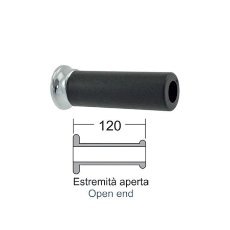 [184160590] Manopole DOMINO nere PER Piaggio Vespa Gt/Gtv
