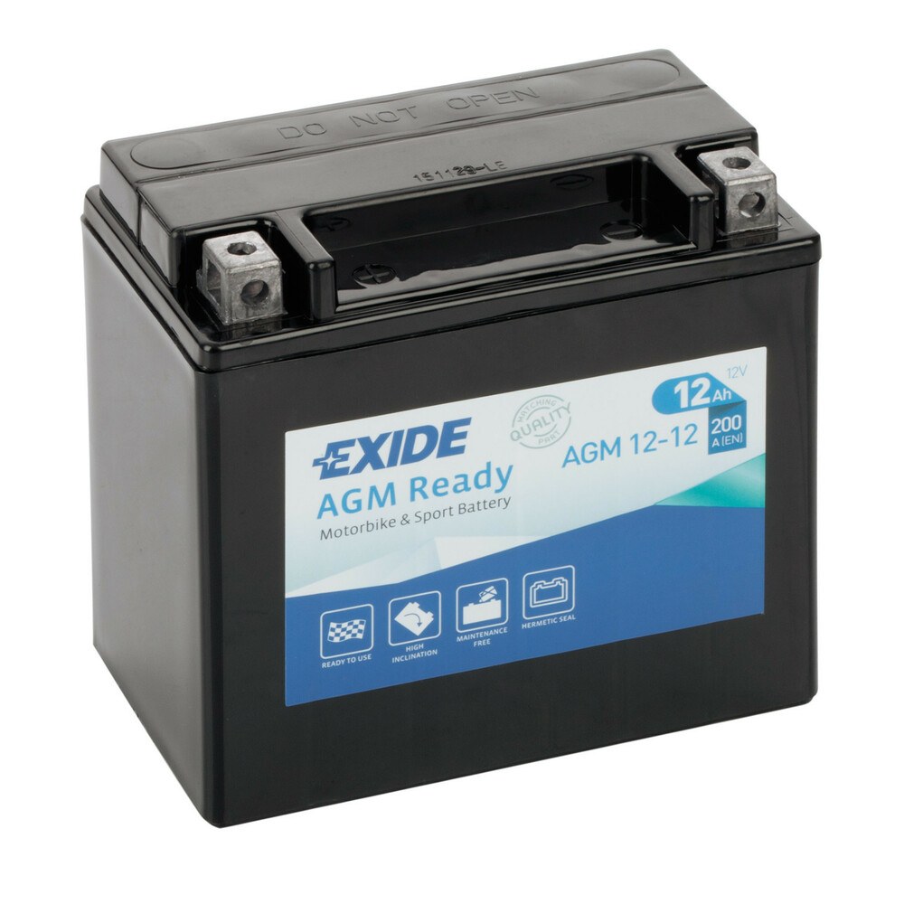 [EXAGM1212] BATTERIA 12Ah 200A EXIDE MOTO AGM READY