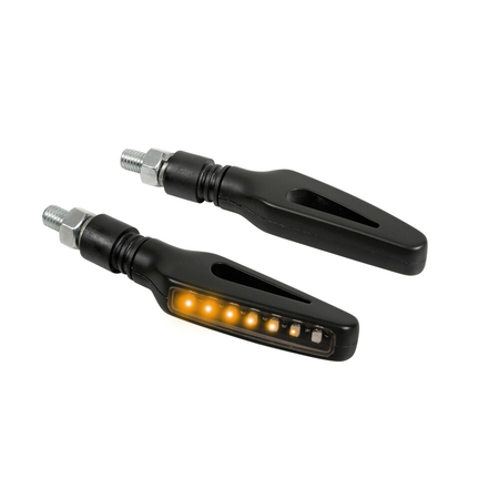 GLORY SQ INDICATORI DI DIREZIONE LED SEQUENZIALE 12V FRECCE UNIVERSALI PER MOTO