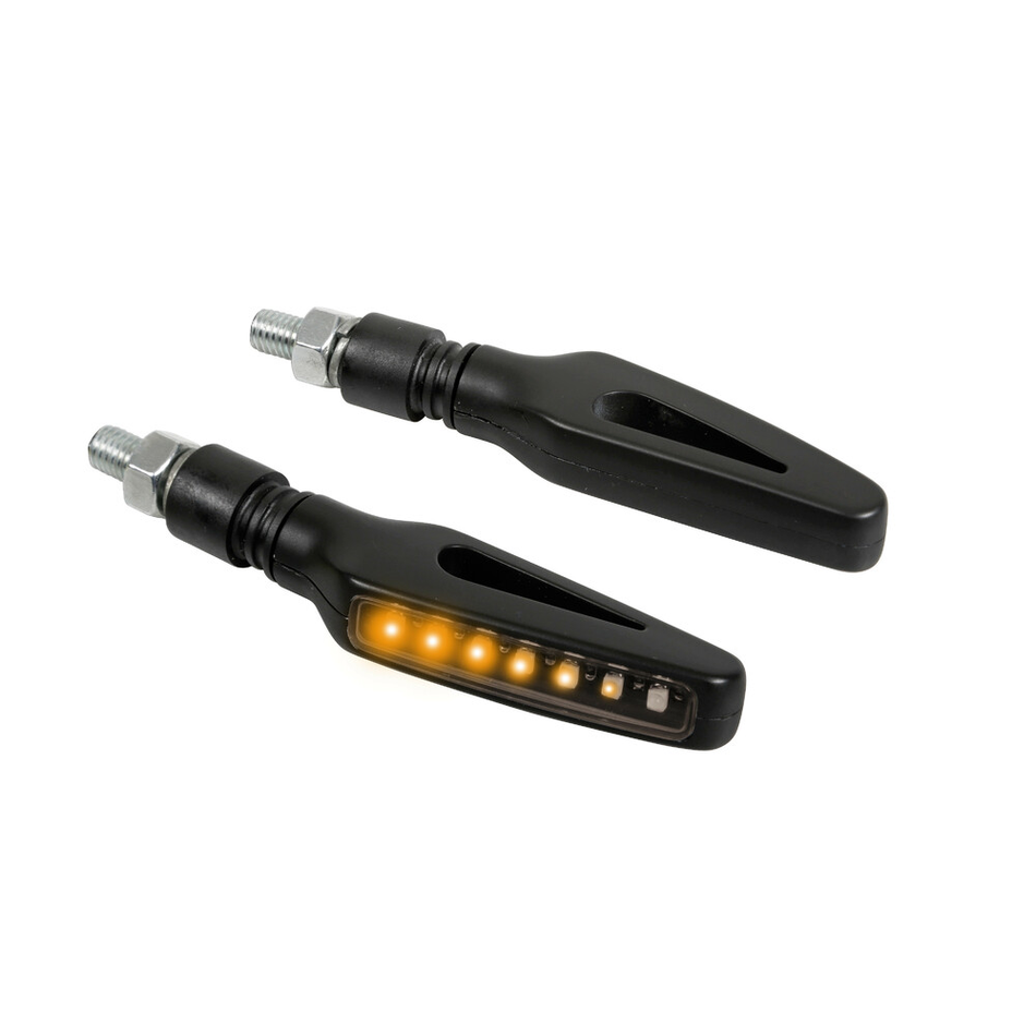 GLORY SQ INDICATORI DI DIREZIONE LED SEQUENZIALE 12V FRECCE UNIVERSALI PER MOTO