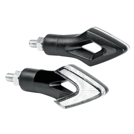 LUM INDICATORI DI DIREZIONE A LED 12V 2PZ FRECCE LUCE ARANCIO PER MOTO