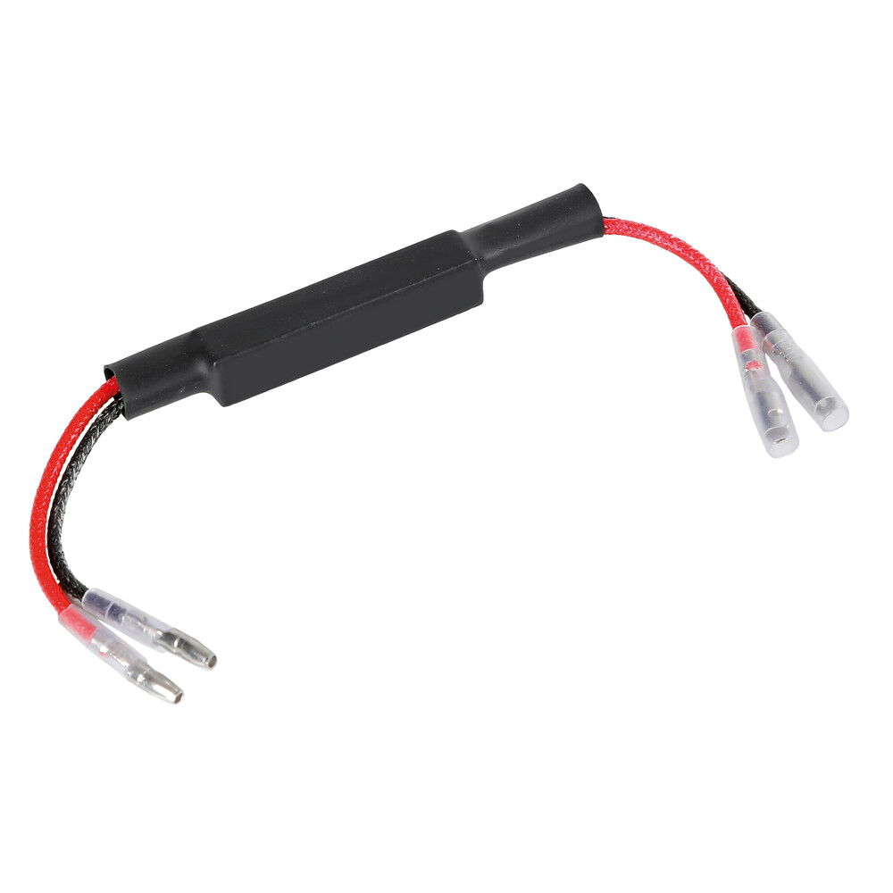 COPPIA RESISTENZE PER FRECCE MOTO PRE-CABLATE CON CONNETTORI RAPIDI 2 PZ 12V 10W
