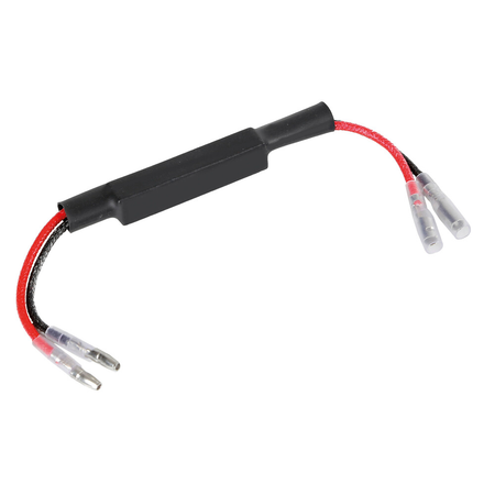 COPPIA RESISTENZE PER FRECCE MOTO PRE-CABLATE CON CONNETTORI RAPIDI 2 PZ 12V 10W