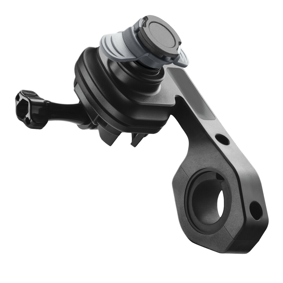 90551 COMBO STAFFA SUPPORTO PER ACTION CAM CON ATTACCO FISSO MANUBRIO MOTO