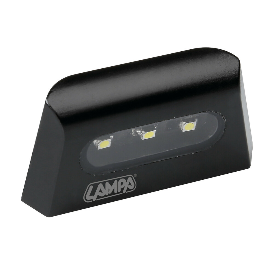 90586 A-ION LUCE TARGA A 3 LED SMD BIANCO 12V UNIVERSALE PER MOTO OMOLOGATO