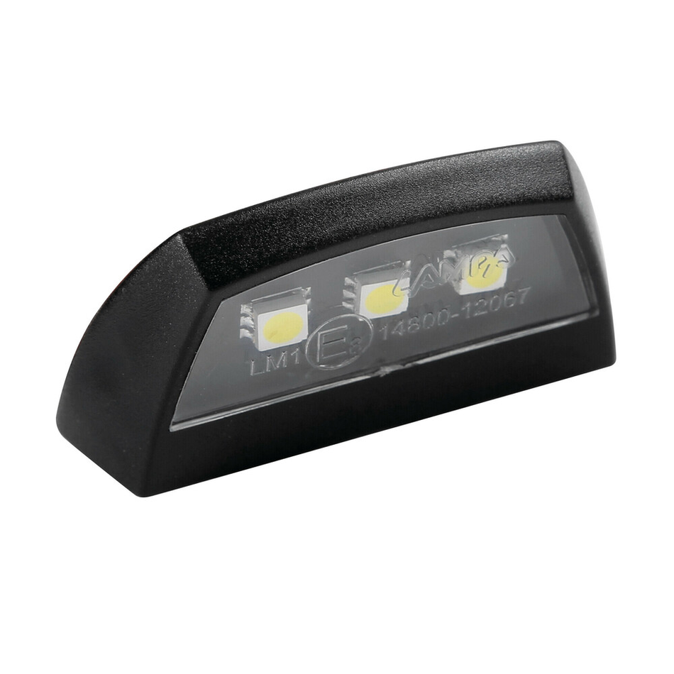 90587 E-ION LUCE TARGA A 3 LED SMD BIANCO 12V UNIVERSALE PER MOTO OMOLOGATO