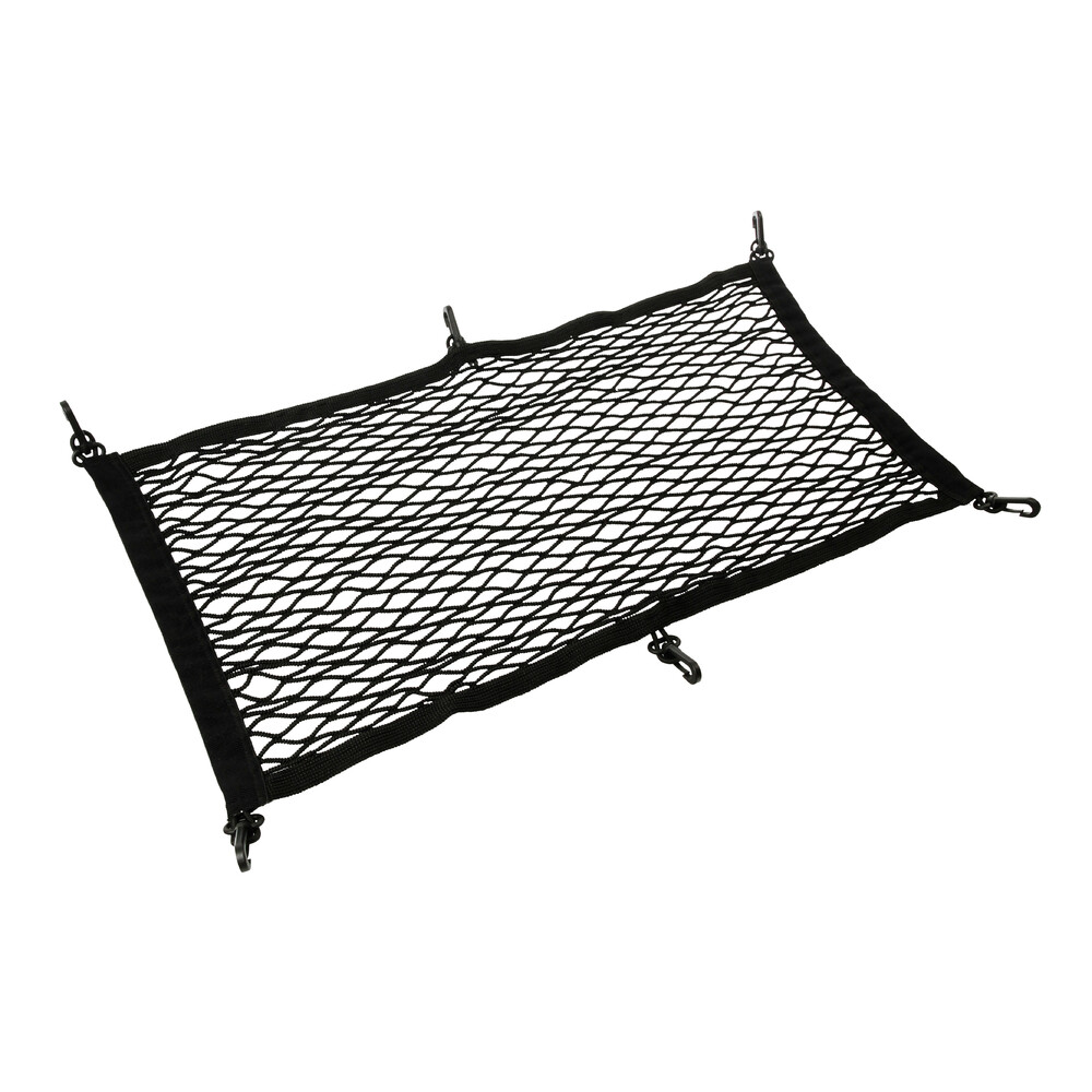 TOP NET12 RETE ELASTICIZZATA MULTIUSO NERA CM 65X35 PORTAOGGETTI PER AUTO MOTO