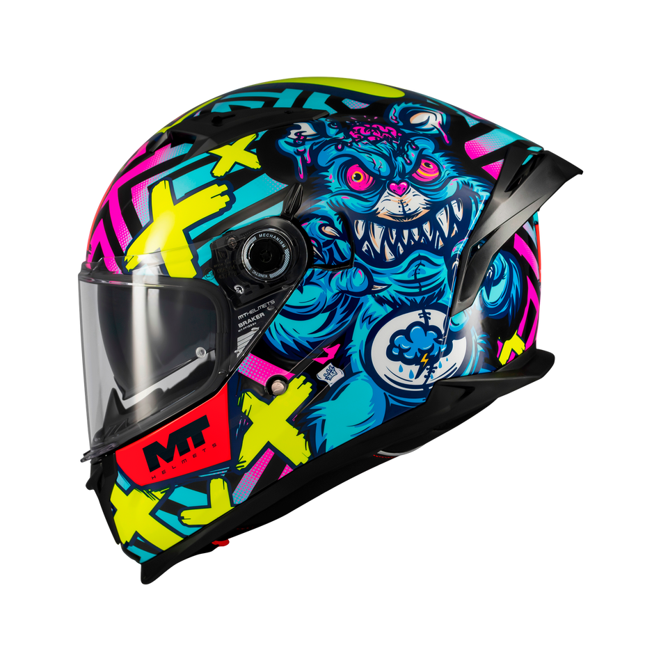 [1346C471715] CASCO MT FF128SV BRAKER SV CRAZY TEDDY B7 BRILLO M