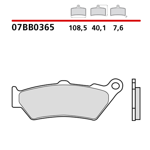 BREMBO PASTIGLIA MESCOLA GENUINE
