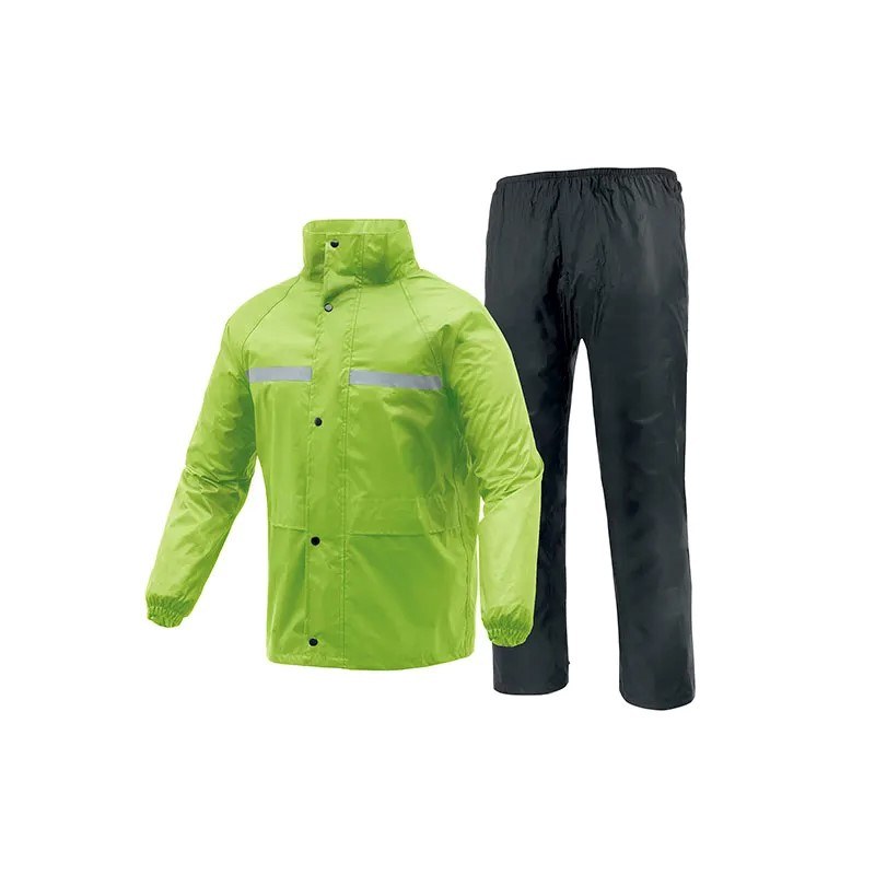 [01402350] SET ANTIPIOGGIA 'SEPIOVE' NERO/GIALLO FLUO MIS. L