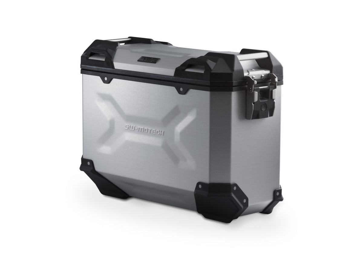 [ALK.00.733.11000R/S] TRAX ADV M Valigia laterale. Allum. 37 l. Destra. Argento.