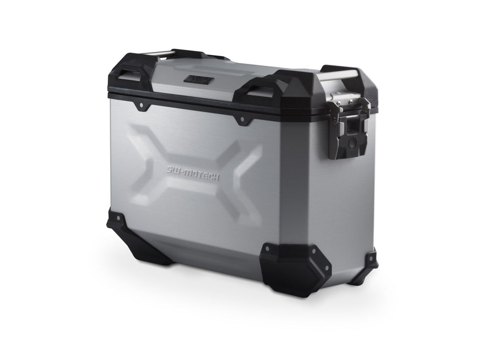 [ALK.00.733.11000R/S] TRAX ADV M Valigia laterale. Allum. 37 l. Destra. Argento.