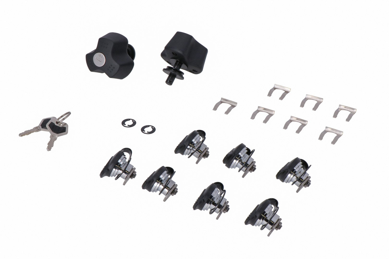 [QLS.00.095.15100] Kit serratura TRAX con antifurto PRO 9 serrature, 2 chiavi. Antifurto.