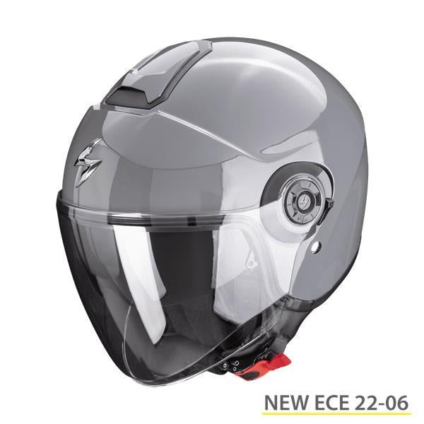 [183-100-10-L] SCORPION JET EXO-CITY II SOLID NERO OPACO L