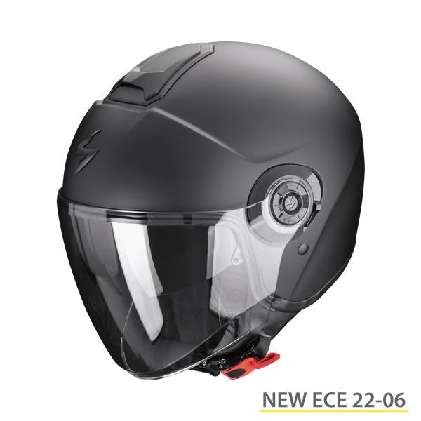 [183-100-10-XS] SCORPION JET EXO-CITY II SOLID NERO OPACO XS