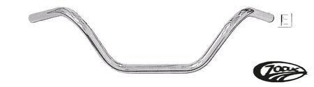 [096014] Ape Hanger 7 1/2', cromato, senza scanalature