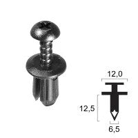 [407100050] Rivetto in plastica BMW - Cover quadro strumenti