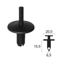 [407100070] Rivetto in plastica BMW - Carene posteriori