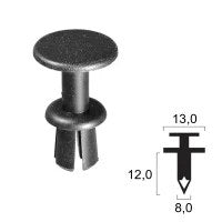 [407100115] Rivetto in plastica BMW - Ventola, Silenziatore, Varie