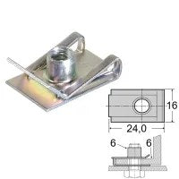 [407100130] Madrevite metallica KTM - Varie Applicazioni