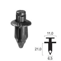 [407100145] Rivetto in plastica HONDA-KYMCO - Carena