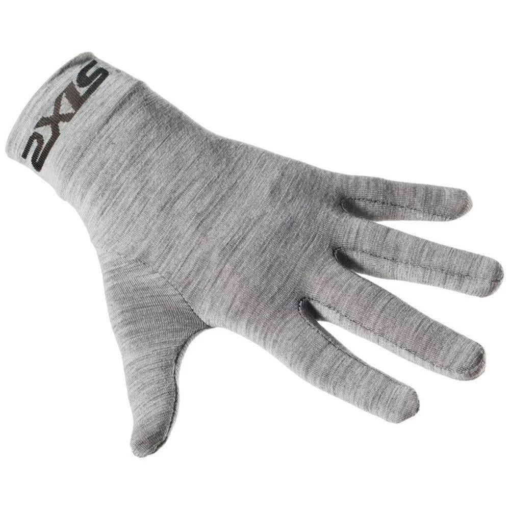 [GLXMLXLWO-GR] SOTTOGUANTI MERINOS CARBON UNDERWEAR WOOL GREY- L/XL