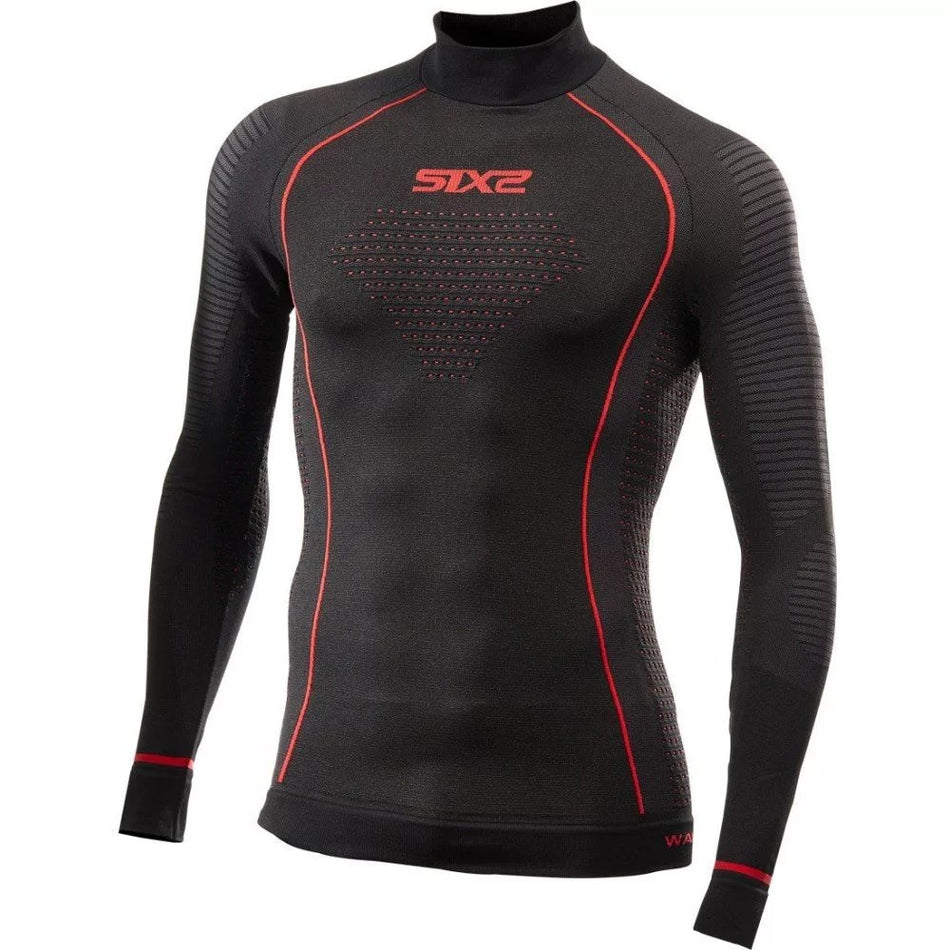 [3WCUXLX-NE] MAGLIA LUPETTO ML BLAZEFIT UNDERWEAR BLACK/RED - XL/XXL