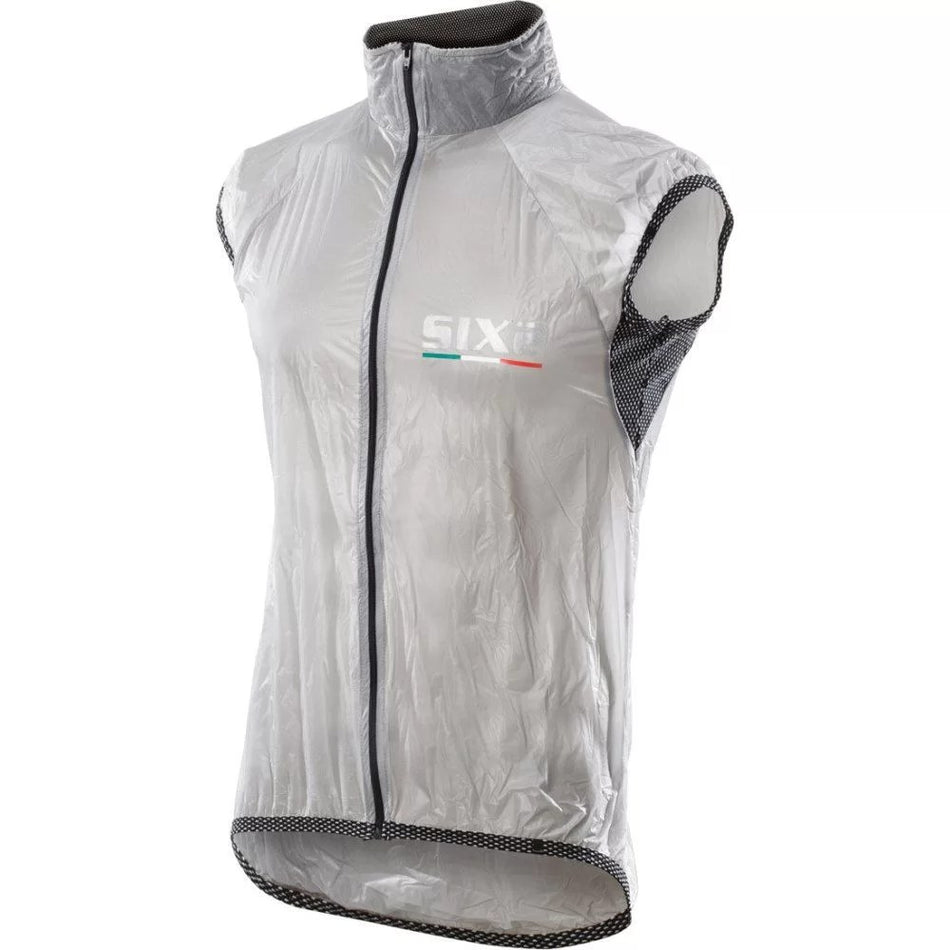 [AWGLTWMLTCFI] GILET ANTIVENTO TRASPARENT/BLACK - M
