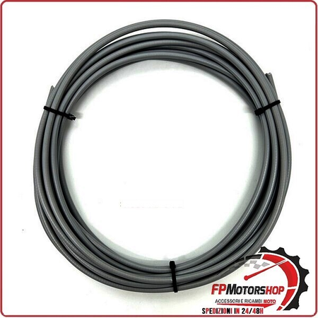 GUAINA PER CAVO FRENO CAMBIO MCA3068 FRIZIONE TRAFILATA 7MM GRIGIA 10MT