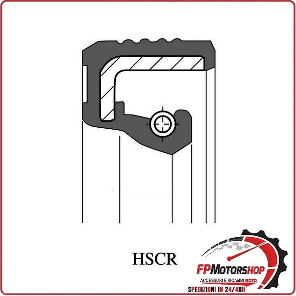 PARAOLIO HSCR 25X12X8 SILICONE P/349