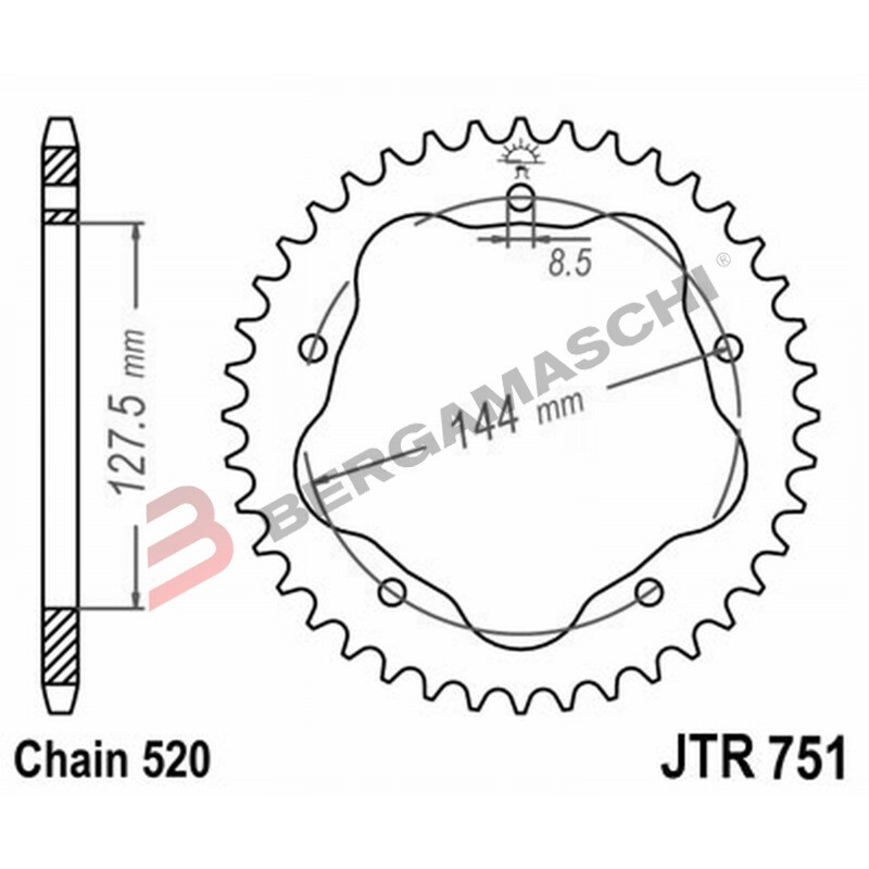 CORONA JT 751 Z38 JTR751.38 DUCATI
