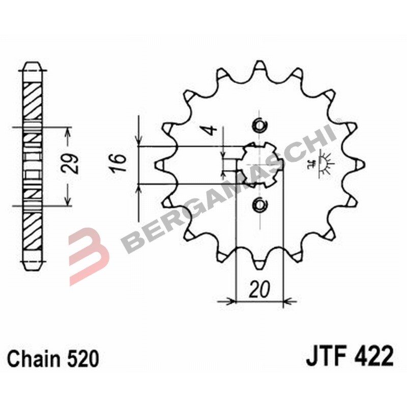 PIGNONE JT 422 Z13 JTF422.13