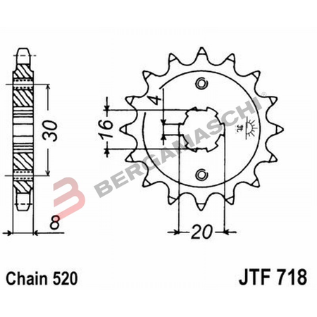 PIGNONE JT 718 Z12 JTF718.12