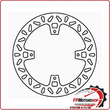 DISCO FRENO MOTO HONDA FMD0015R CRF230 ANT. 2004-2010