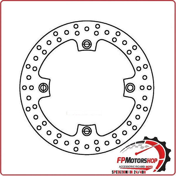 [FD023700] DISCO FRENO MOTO PER KAWASAKI NINJA ZX10R 04>10 Z750 04>06 FERODO FMD0237R