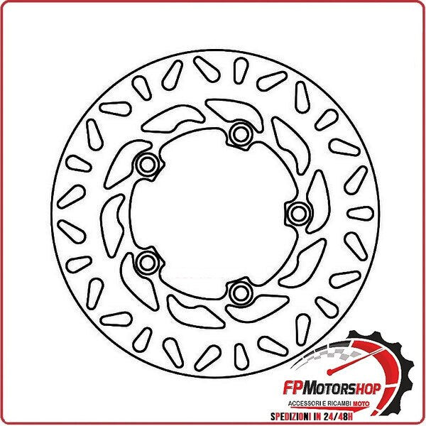 [FD040500] DISCO FRENO MOTO PER FMD0405R FERODO YAMAHA FZ6 FAZER 04>09 MT03 660 06>12 FZ1