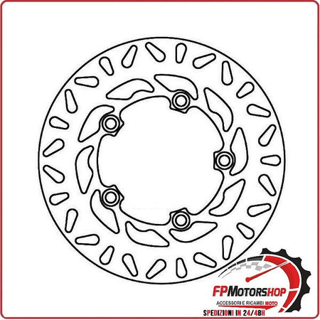 [FD040500] DISCO FRENO MOTO PER FMD0405R FERODO YAMAHA FZ6 FAZER 04>09 MT03 660 06>12 FZ1